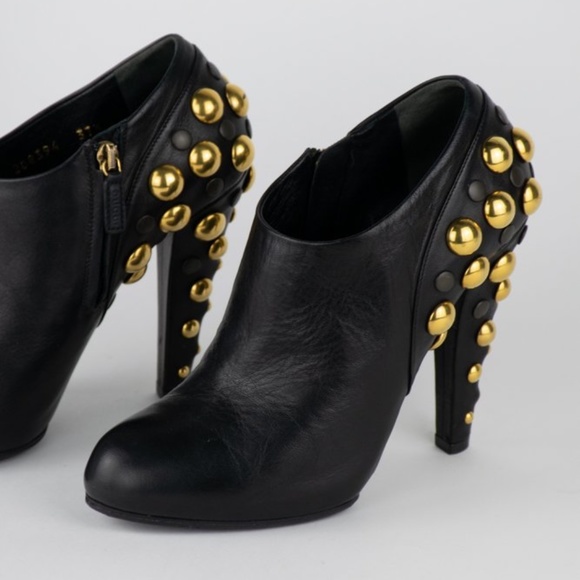 SOLD Gucci Babouska Studded Ankle Boots - Picture 8 of 9